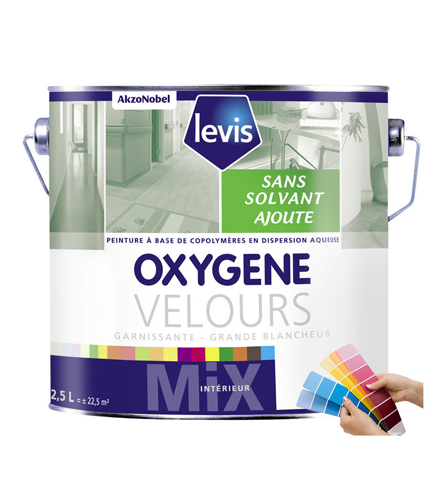 Peinture LEVIS Oxygène velours base C 2,5L Peinture LEVIS Oxygène velours base C 2,5L