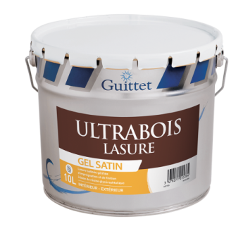 Lasure GUITTET Ultrabois gel satin base GUJ 10L