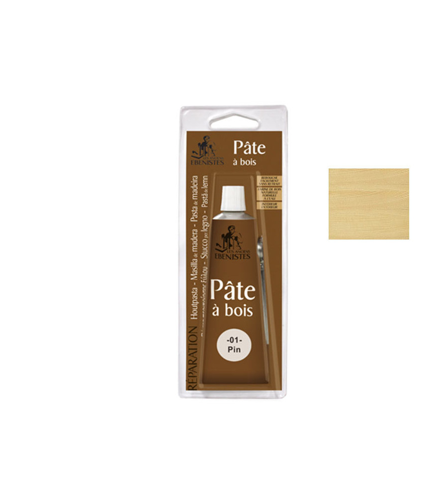 Pâte à bois LES ANCIENS EBENISTES neutre 75ml Pâte à bois LES ANCIENS EBENISTES neutre 75ml