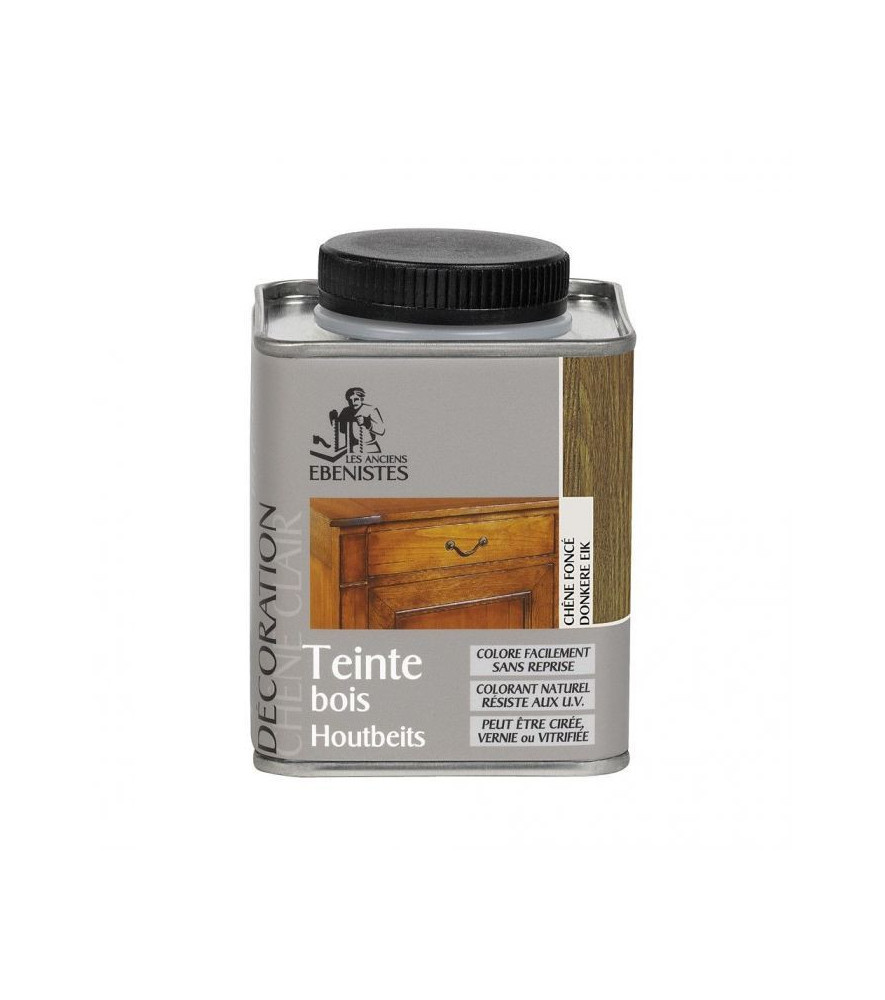 Teinte bois LES ANCIENS EBENISTES chêne foncé 225ml Teinte bois LES ANCIENS EBENISTES chêne foncé 225ml