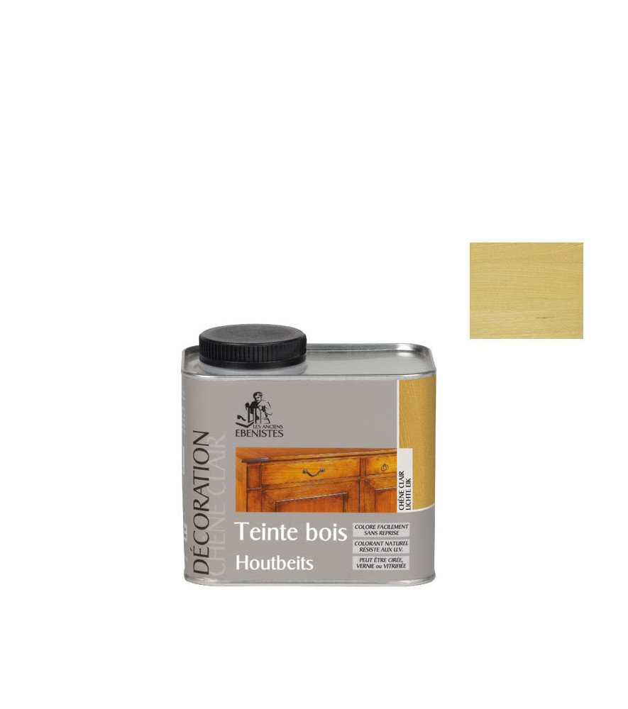 Teinte bois LES ANCIENS EBENISTES chêne clair 450ml Teinte bois LES ANCIENS EBENISTES chêne clair 450ml