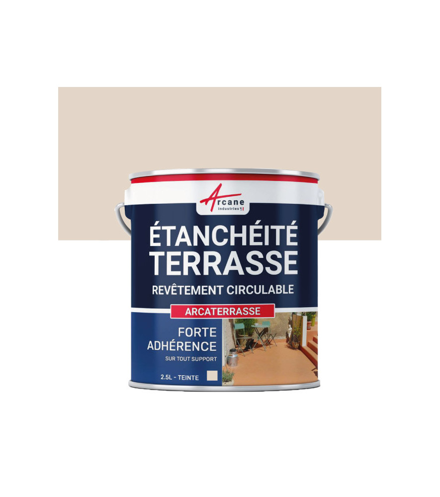 Etanchéité terrasse ARCATERRASSE sable 2,5L Etanchéité terrasse ARCATERRASSE sable 2,5L