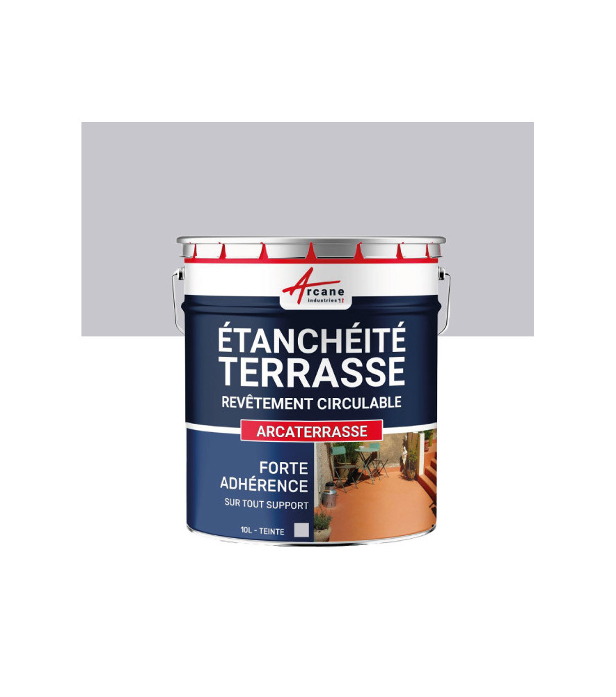 Etanchéité terrasse ARCATERRASSE gris 10L Etanchéité terrasse ARCATERRASSE gris 10L