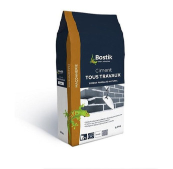 Ciment tous travaux BOSTIK gris 2,5kg