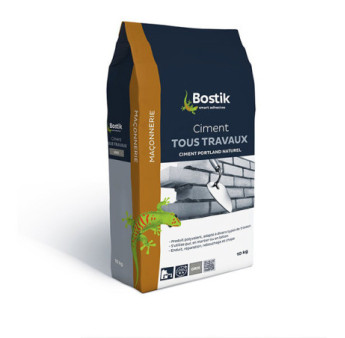 Ciment tous travaux BOSTIK gris 10kg