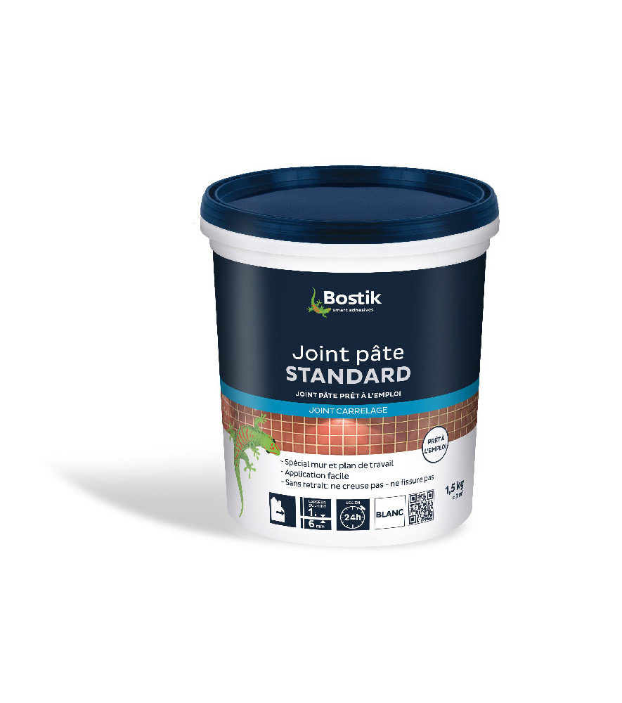 Joint standard pâte BOSTIK blanc 1,5kg