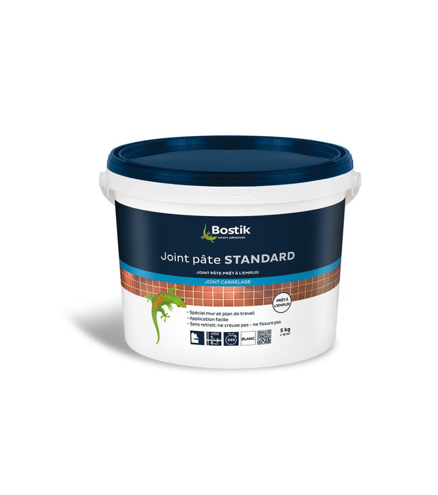 Joint standard pâte BOSTIK blanc 5kg Joint standard pâte BOSTIK blanc 5kg