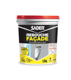 Enduit de rebouchage façade pâte SADER Gamme GSA 1,5kg
