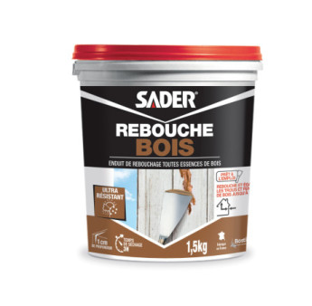 Enduit pâte rebouche bois SADER Gamme GSA 1,5kg