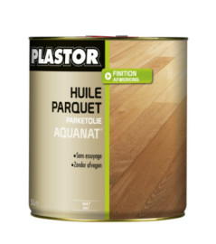 Huile pour parquet PLASTOR Aquanat incolore mat 5L