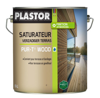 Saturateur PLASTOR Pur-T Wood teck 5L