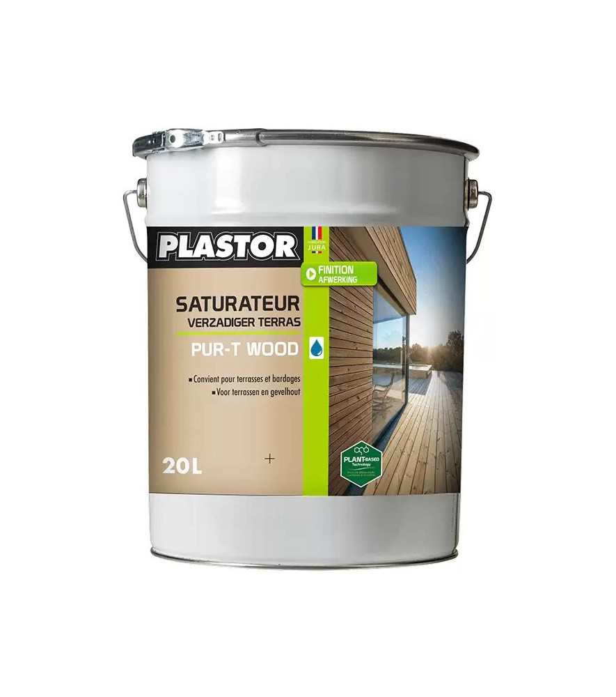Saturateur PLASTOR Pur-T Wood teck 20L Saturateur PLASTOR Pur-T Wood teck 20L