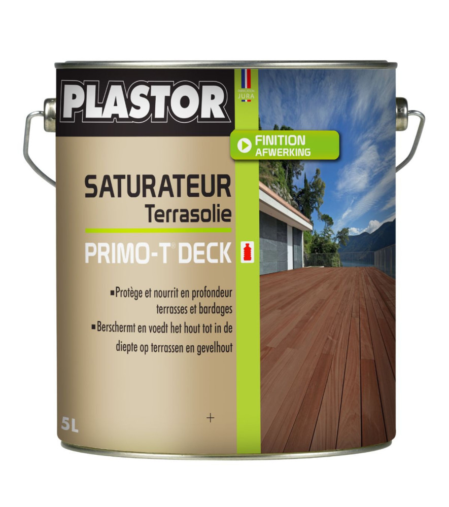 Saturateur PLASTOR Primo-T Deck teck 5L Saturateur PLASTOR Primo-T Deck teck 5L