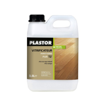 Vitrificateur PLASTOR PUR-T2 chêne moyen ciré 2,5L