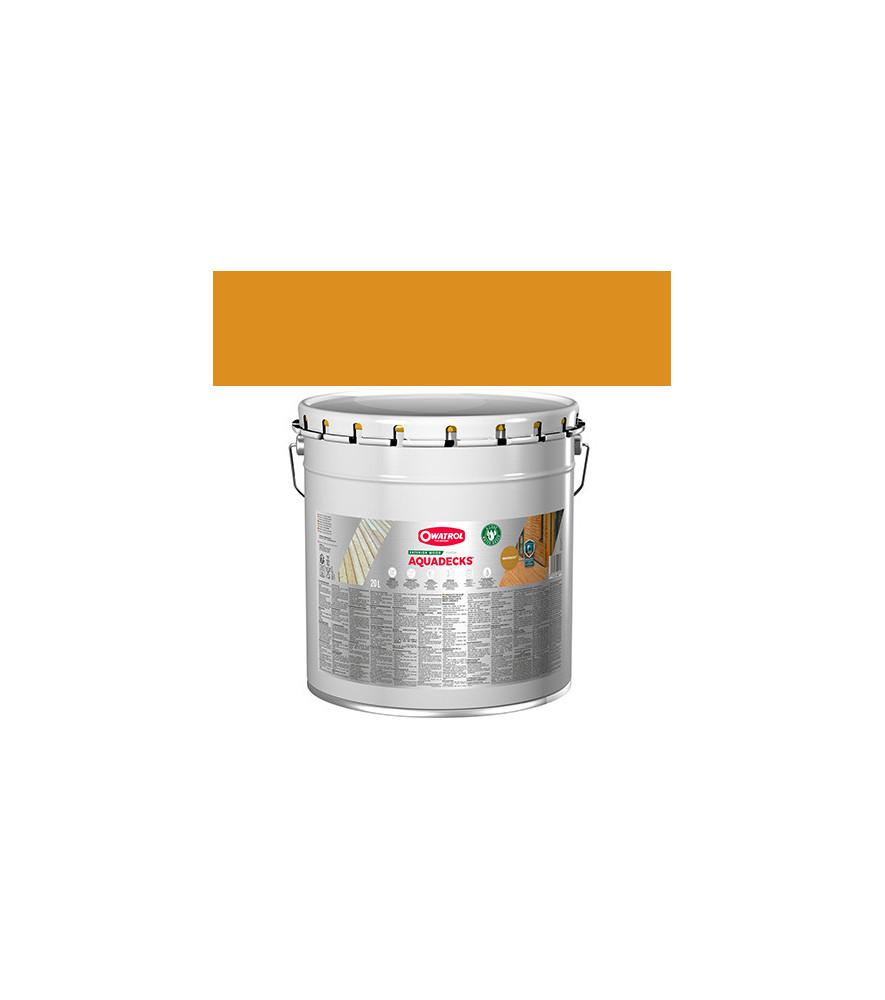 Saturateur tous bois OWATROL Aquadecks miel 20L
