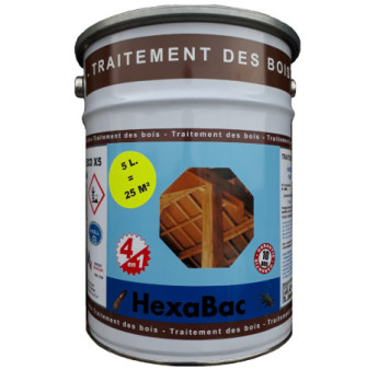 Traitement bois HEXABAC multi-usages 5L