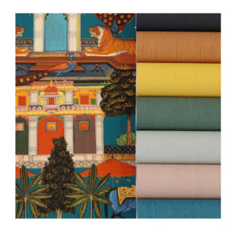 Papier peint RASCH Collection INDIAN STYLE référence 746082 série AMD