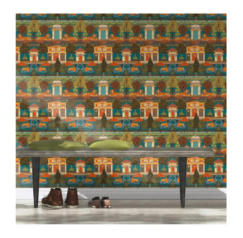 Papier peint RASCH Collection INDIAN STYLE référence 746211 série PPL