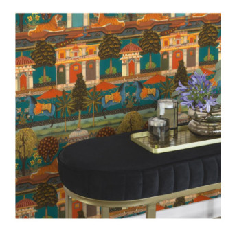 Papier peint RASCH Collection INDIAN STYLE référence 746211 série PPL