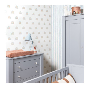 Papier peint RASCH Collection STRICTLY STRIPES VII référence 252743 série AMD