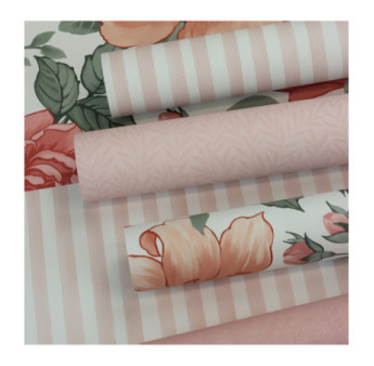 Papier peint RASCH Collection STRICTLY STRIPES VII référence 252750 série AMD