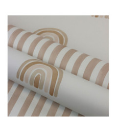Papier peint RASCH Collection STRICTLY STRIPES VII référence 252774 série AMD
