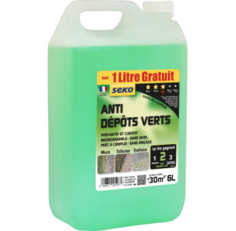 Traitement Anti-Dépôts Verts STANDARD 5L+1L gratuit