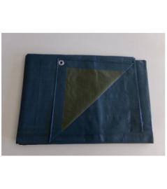 Bâche lourde SO.DE.PM Bleu/Vert bicolore 140gr/m²