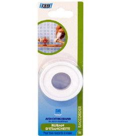 Ruban d'étanchéité GEB standard PTFE blister 12mmx12mx0,075mm