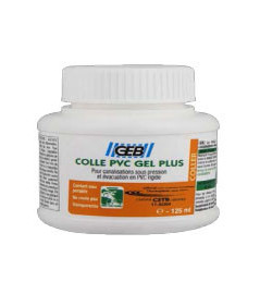 Colle PVC Gel+ avec pinceau GEB 125ml
