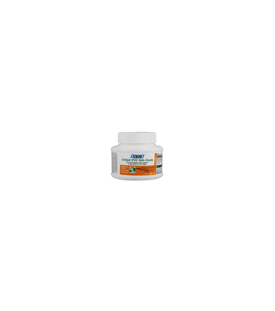 Colle PVC Gel+ avec pinceau GEB 125ml Colle PVC Gel+ avec pinceau GEB 125ml
