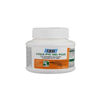 Colle PVC Gel+ avec pinceau GEB 125ml
