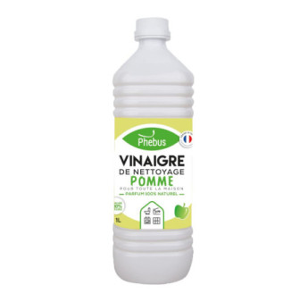 Vinaigre de nettoyage 9,5° PHEBUS pomme verte 1L