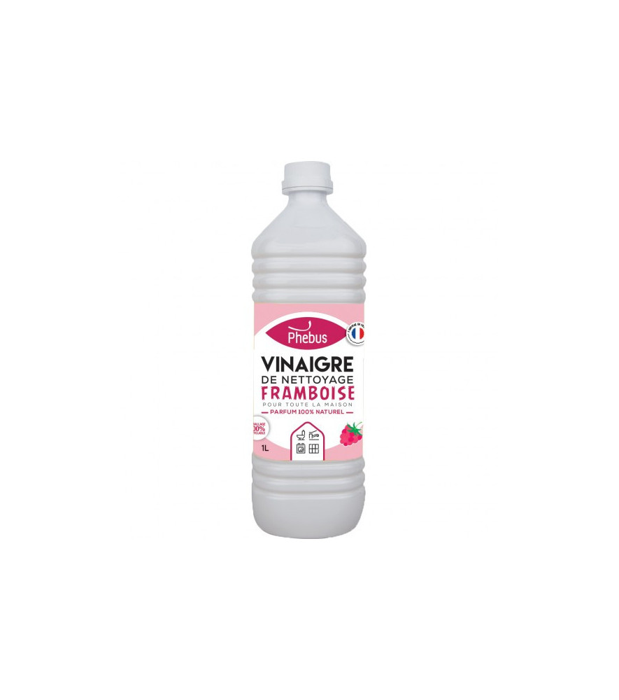 Vinaigre de nettoyage 9,5° PHEBUS framboise 1L Vinaigre de nettoyage 9,5° PHEBUS framboise 1L