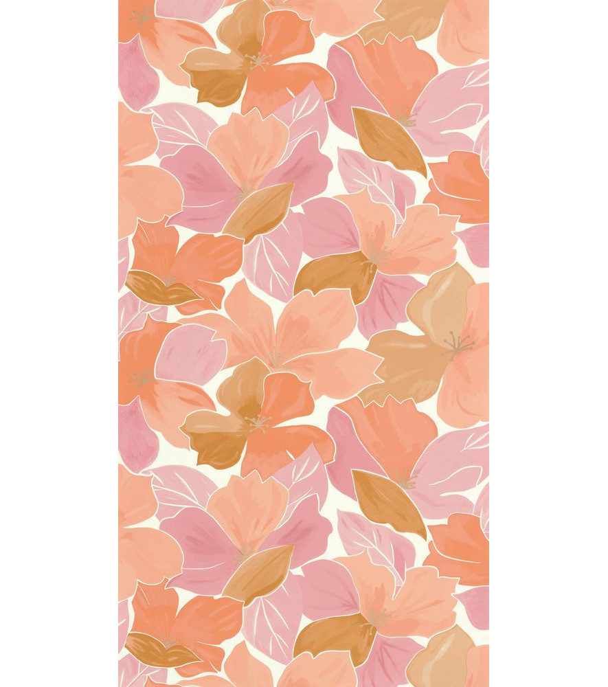 Papier Peint CASELIO Flower Power FLP101884032 Papier Peint CASELIO Flower Power FLP101884032