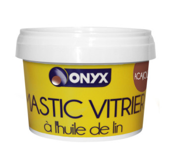 Mastic vitrier ONYX acajou 500g