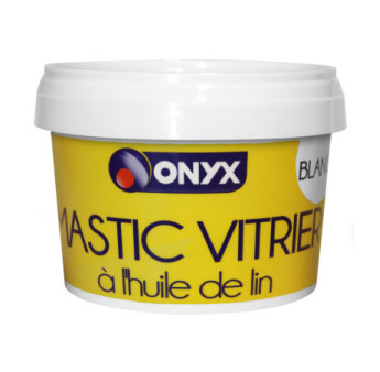 Mastic vitrier ONYX  blanc 500g