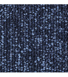 Revêtement de sol textile DELZONGLE Première 33 bleu nuit 185 dalles de 50x50cm