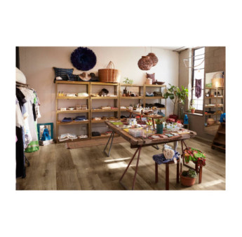 Revêtement de sol DECORALIA VCR 40 clic Chêne clair paquet de 1,75m² lames de 122x18cm