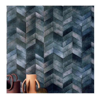 Papier Peint ELITIS Sauvages VP 968 41 Bleu des steppes