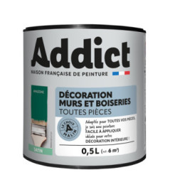 Peinture ADDICT Déco.M&Bois satin amazone 0,5L