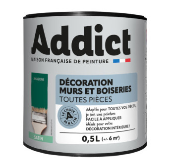 Peinture ADDICT Déco.M&Bois satin amazone 0,5L