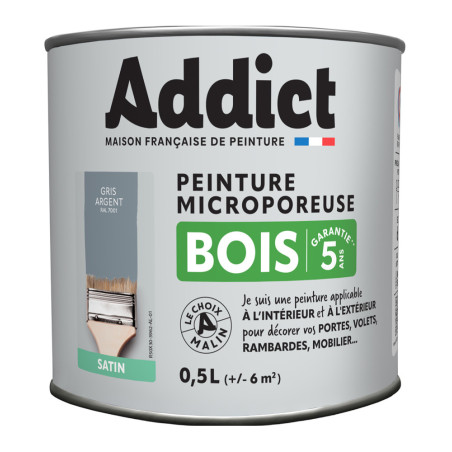 Peinture bois microporeuse LOXXO terre de Sienne 0,5L