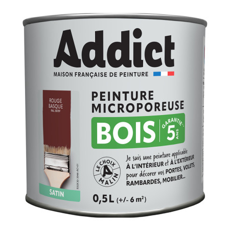 Peinture bois microporeuse LOXXO blanc 2,5L