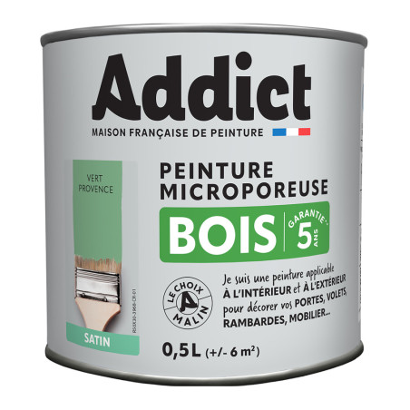 Peinture bois microporeuse LOXXO gris anthracite 2,5L