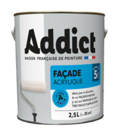 Peinture GUITTET Odyssée 2 mat blanc 3L