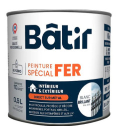 Peinture BELTON marquage routier jaune néon fluorescent 0,5L
