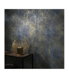 Papier Peint ERISMANN Collection ELLE DECORATION 4 10438-08 Bleu or