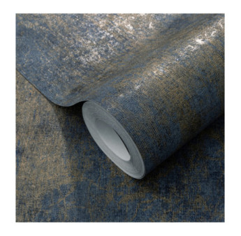 Papier Peint ERISMANN Collection ELLE DECORATION 4 10438-08 Bleu or