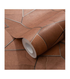 Papier Peint ERISMANN Collection ELLE DECORATION 4 10445-13 Terracotta